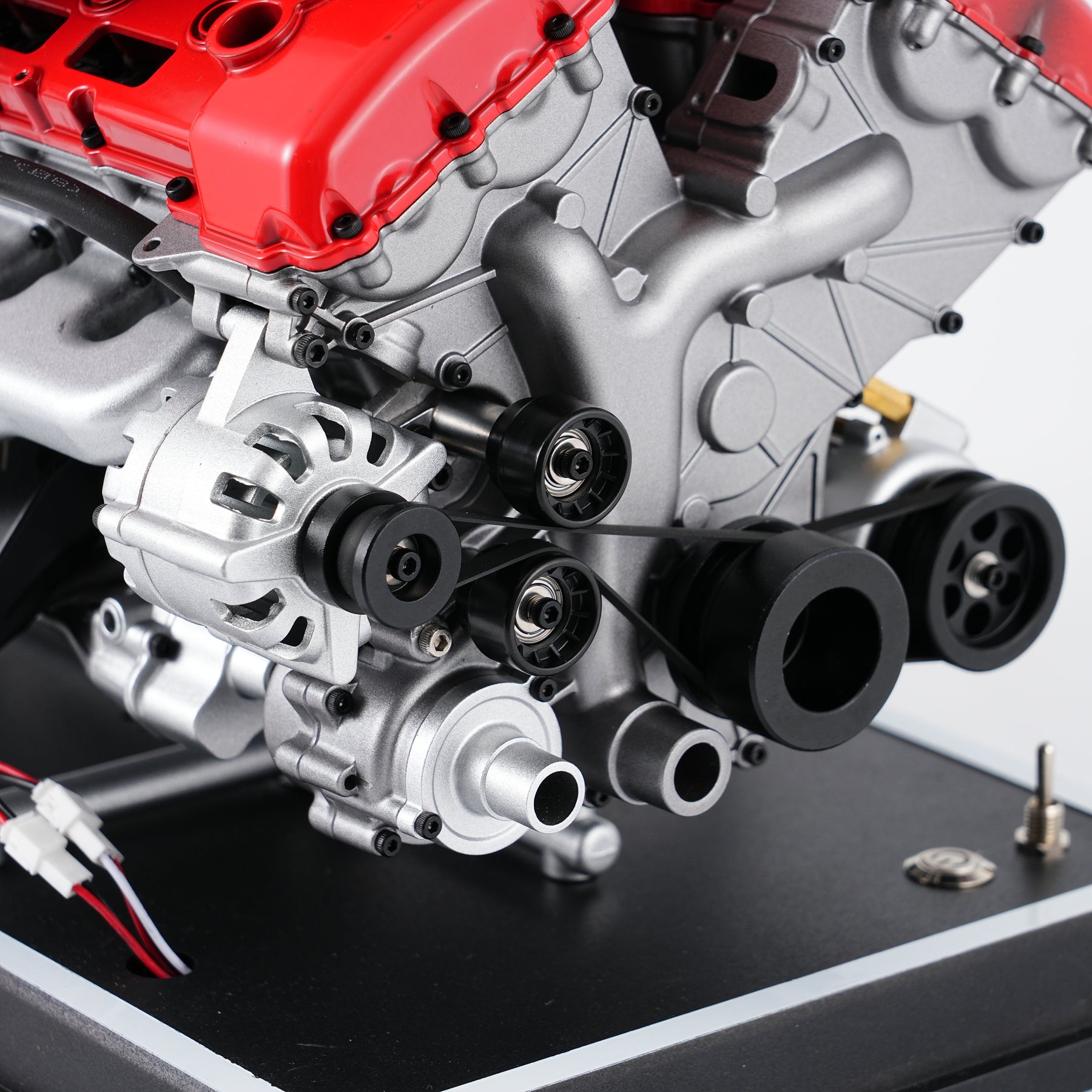 Metal Engine TECHING V12 Full Metal Engine Model Kit – 12-Cylinder DIY Car Engine A ...