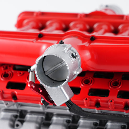 TECHING V12 Full Metal Engine Model Kit – 12-Cylinder DIY Car Engine Assembly with 800+ Precision Parts