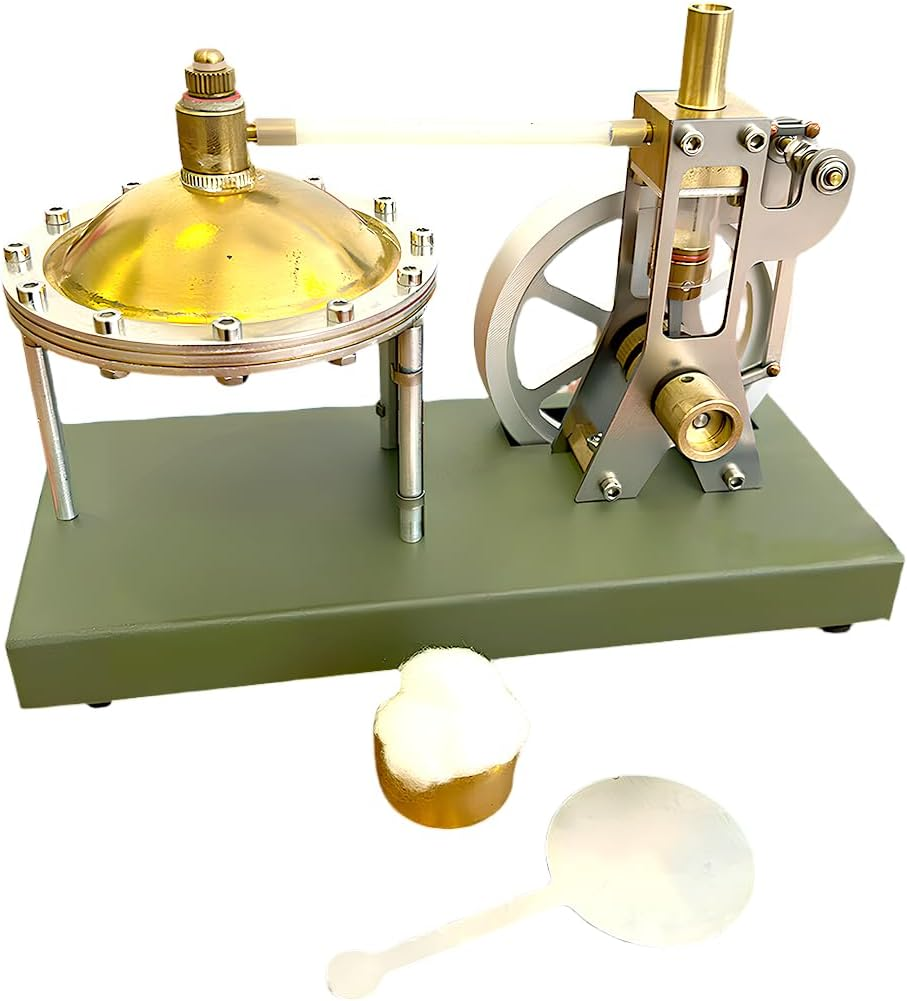 Maqueta de motor de vapor TM: motor mecánico educativo STEM para el aprendizaje