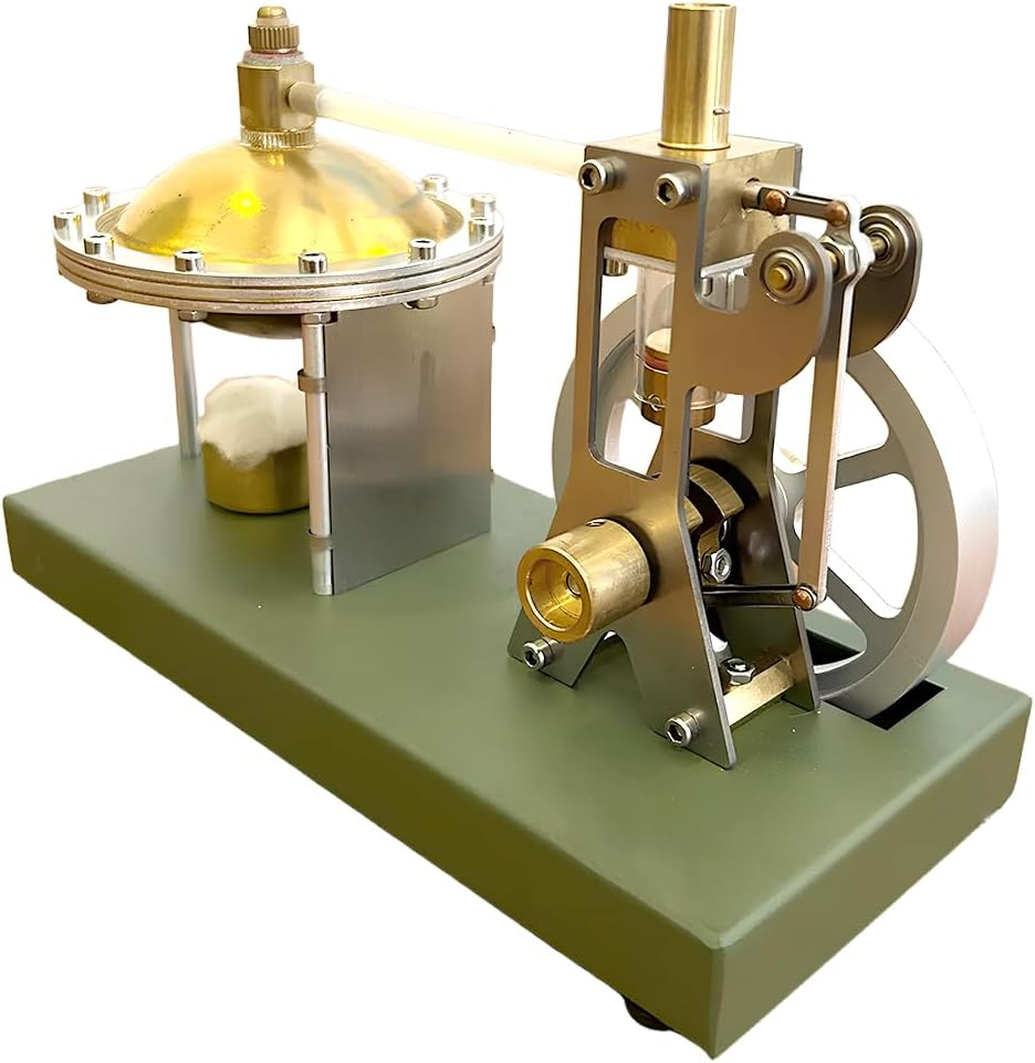 Maqueta de motor de vapor TM: motor mecánico educativo STEM para el aprendizaje