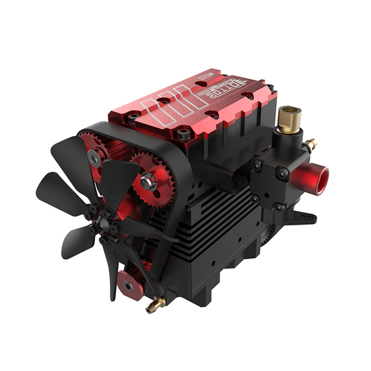 TOYAN 7cc SOHC Inline Twin-Cylinder 4-Stroke Nitro & Methanol Engine Model Kit -FS-L200AC-OT