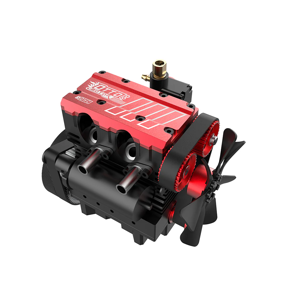 TOYAN 7cc SOHC Inline Twin-Cylinder 4-Stroke Nitro & Methanol Engine Model Kit -FS-L200AC-OT