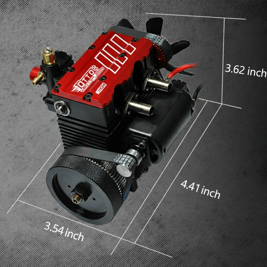 TOYAN 7cc SOHC Inline Twin-Cylinder 4-Stroke Nitro & Methanol Engine Model Kit -FS-L200AC-OT