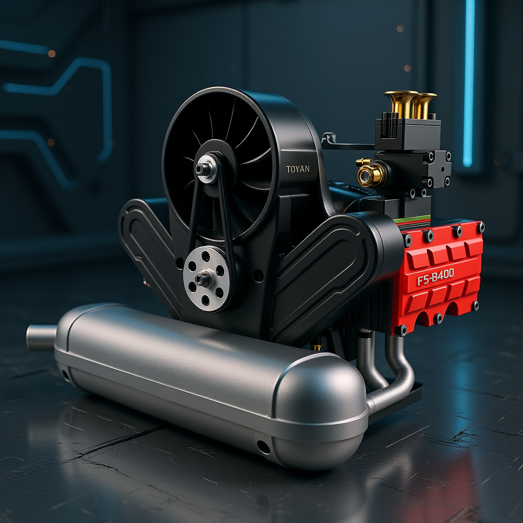 TOYAN flat four H4 real working engine model