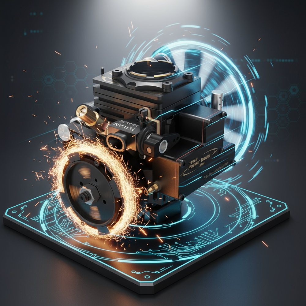 Modèle de moteur essence/nitro 4 temps TOYAN Premium Commemorative Edition FS-S100AT - Construisez votre propre moteur