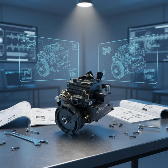 TOYAN Premium Commemorative Edition FS-S100AT 4-stroke Gasoline/Nitro Engine Model - Build Your Own Engine