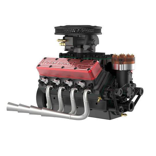 TOYAN V8 Engine FS-V800WGPC 28cc OHV Gasoline Engine V8 Engine Model Kit - Build Your Own Engine