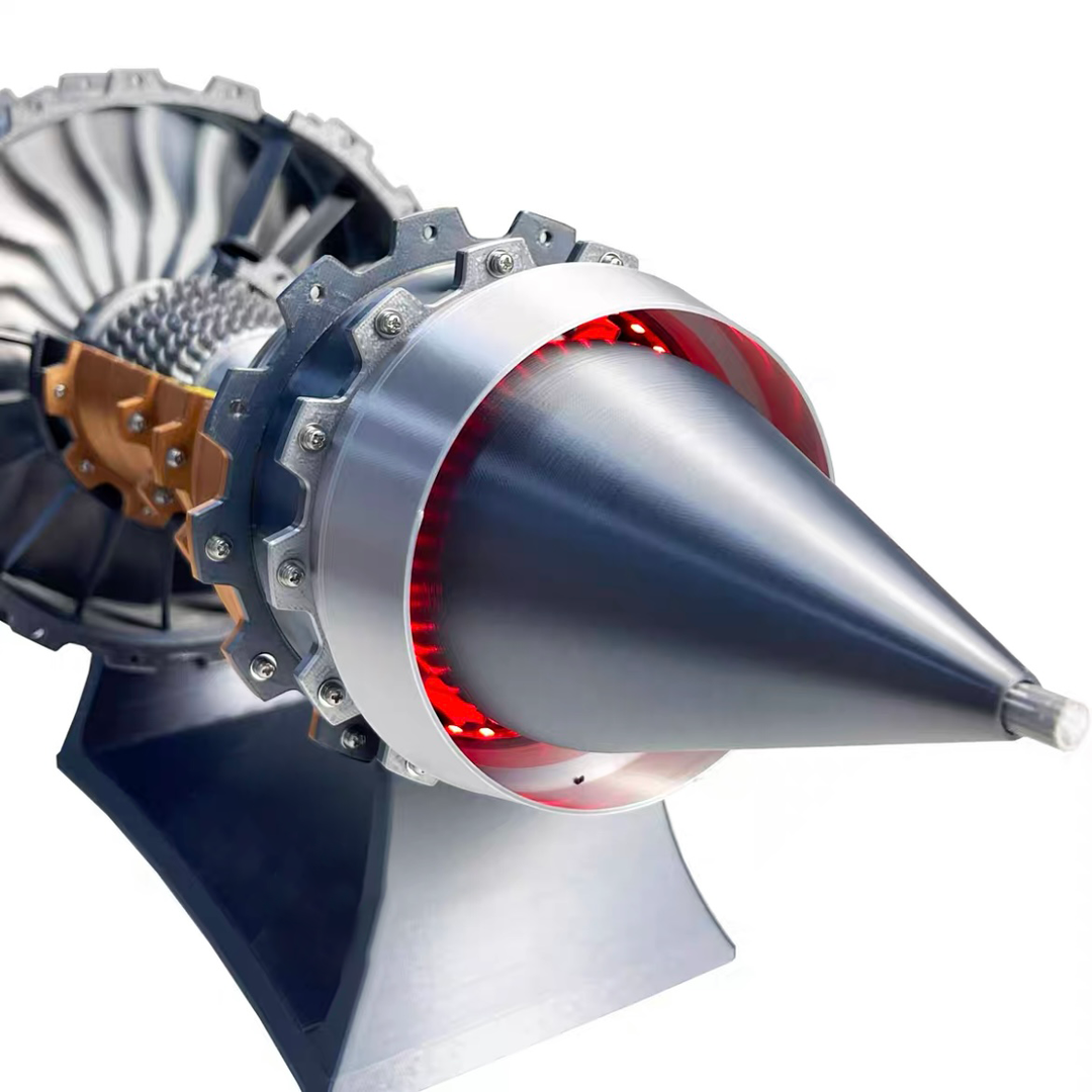 ENGINEKITOR TR900 Large Colorful Turbofan Engine Model Kit with Adjust ...