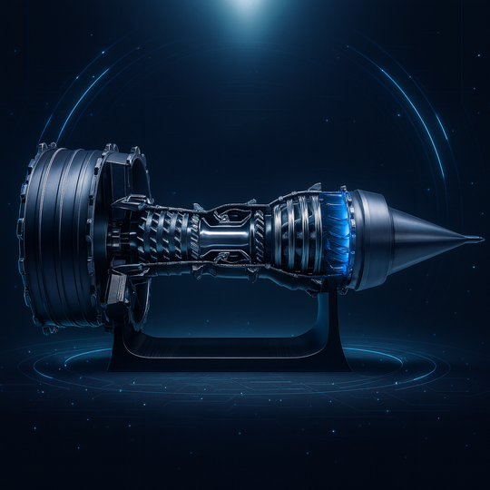 ENGINEKITOR TR900 Large Turbofan Engine Model Kit with Adjustable Speed And Lighting Turbofan Engine Model(47cm/18.5Inch)