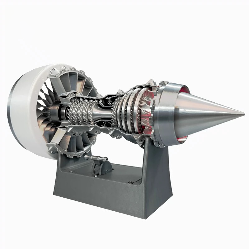 Kit de modèle de moteur turboréacteur ENGINEKITOR TR900, boîtier blanc, modèle de moteur turboréacteur à poussoir rechargeable avec version légère