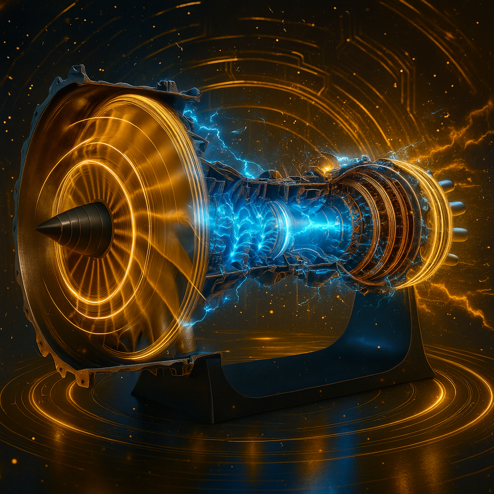 ENGINEKITOR Trent 900-1:20 Scale Mechanical Science Model-Build Your Own Jet Aircraft Turbofan Engine Kit