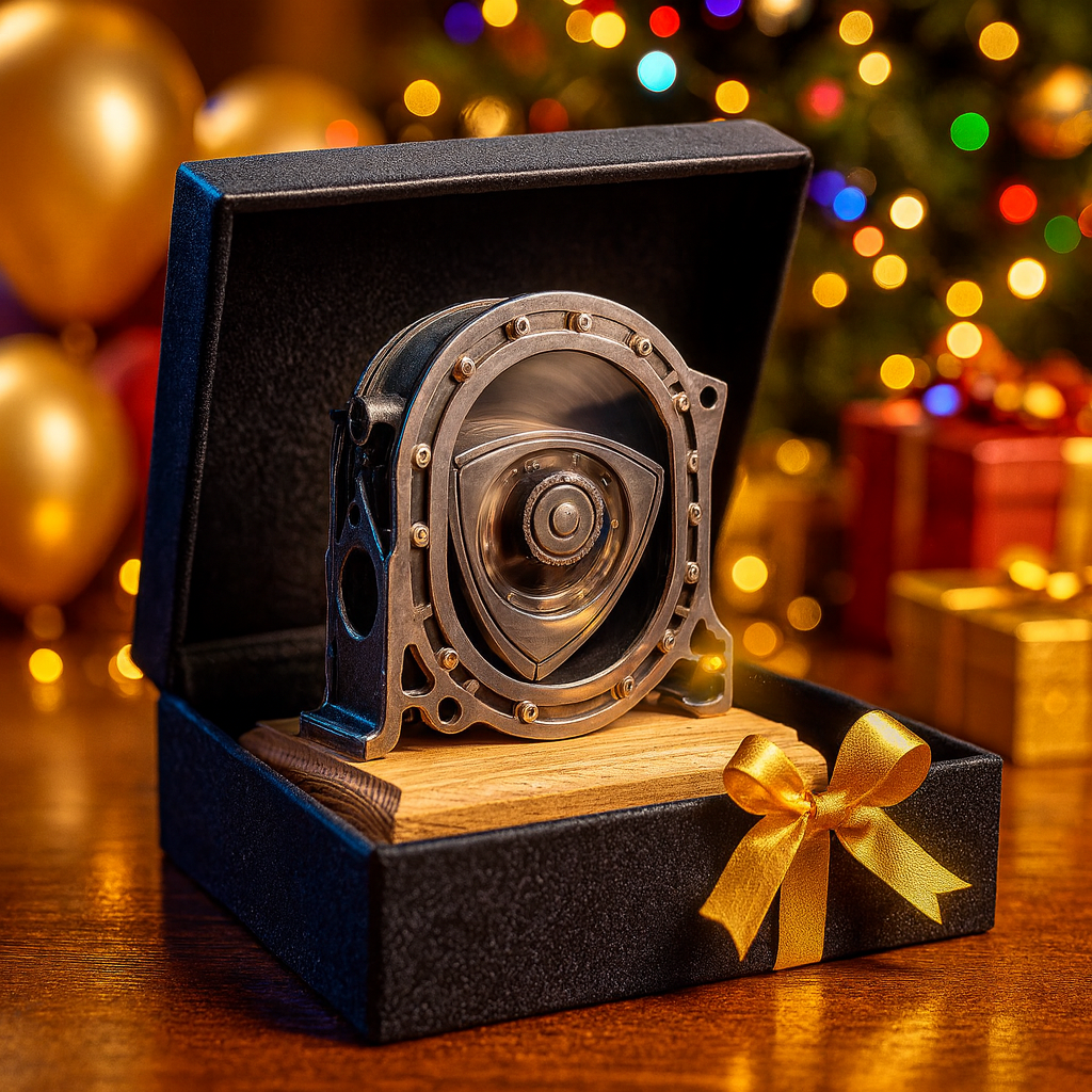 ENGINEKITOR Wankel Engine Model Metal Rotary Engine Kit for Tech Enthusiasts and Future Engineers - Build Your Own Engine Model