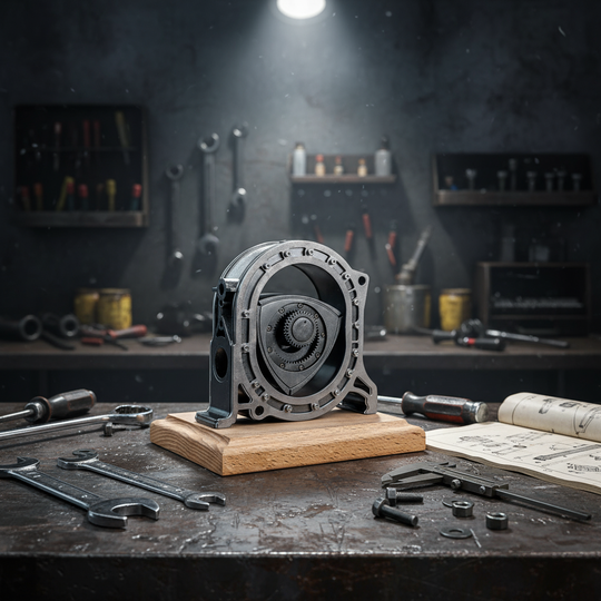 ENGINEKITOR Wankel Engine Model Metal Rotary Engine Kit for Tech Enthusiasts and Future Engineers - Build Your Own Engine Model