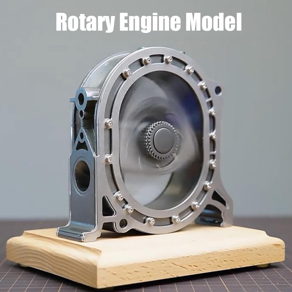 ENGINEKITOR Wankel Engine Model Metal Rotary Engine Kit for Tech Enthusiasts and Future Engineers - Build Your Own Engine Model