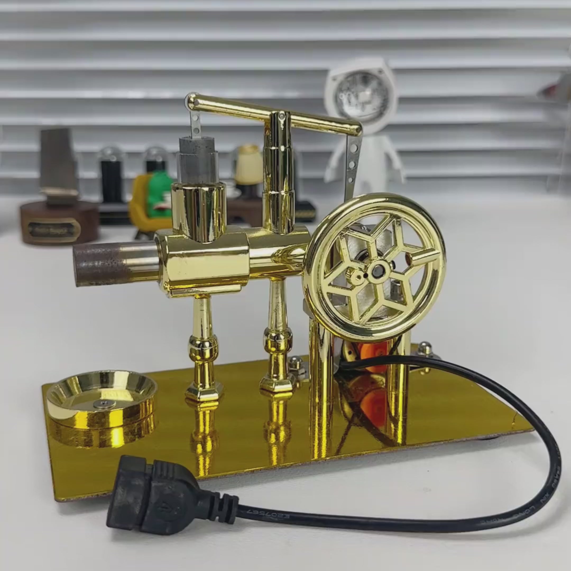Stirling Engine Generator Steam Engine Physics Experiments Popular Science Science Making Engine Models