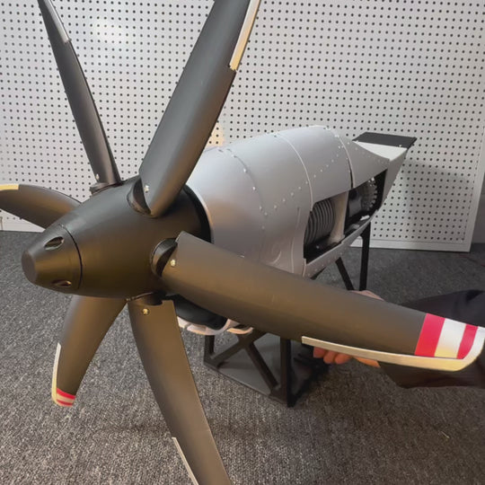 ENGINEKITOR T56-A-15 Turboprop Engine Model Engine Kit from C-130 Hercules Transport Aircraft