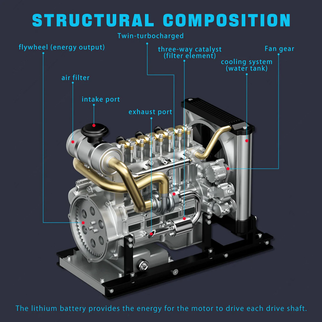 enginekitor-teching-1-10-full-metal-mini-l4-diesel-engine-model-kit-diy-4-cylinder-ohv-engine