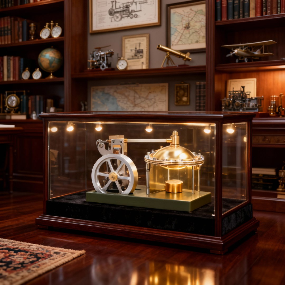 ENGINEKITOR TM Steam Engine Model Kit – STEM Educational Mechanical Engine for Learning