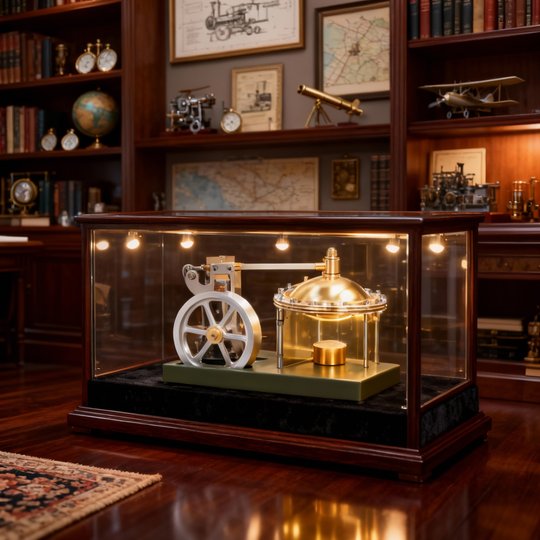 ENGINEKITOR TM Steam Engine Model Kit – STEM Educational Mechanical Engine for Learning