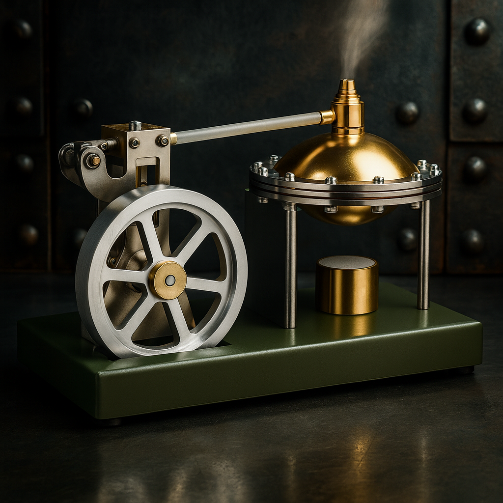 Maqueta de motor de vapor TM: motor mecánico educativo STEM para el aprendizaje