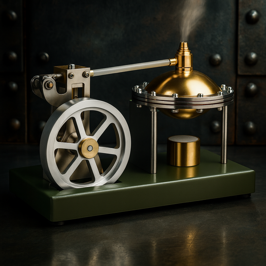 ENGINEKITOR TM Steam Engine Model Kit – STEM Educational Mechanical Engine for Learning